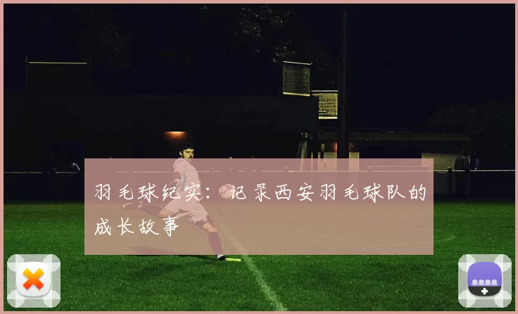 羽毛球纪实：记录西安羽毛球队的成长故事